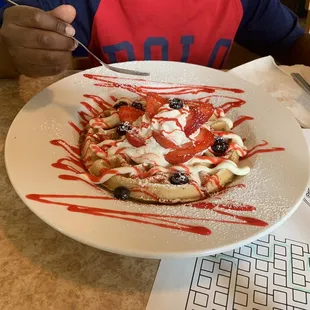 Burst of Berries Waffle