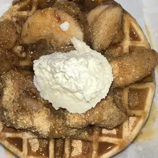 Caramel Apple Waffle