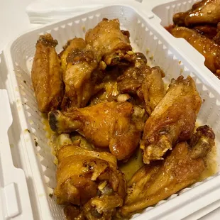 Garlic Parmesan Wings.