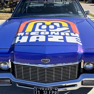 Great car out front