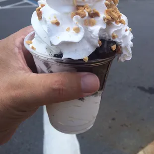 Oreo sundae