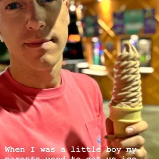 Treating myself to ice cream!
