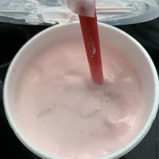 Jam 2020: $3.29 medium shake (coconut raspberry mix) Delicious!