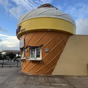 outside