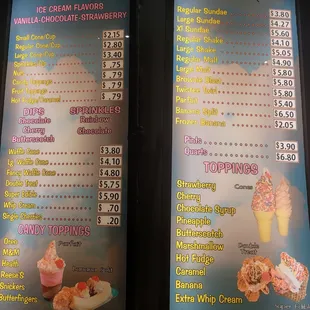 prices and prices
