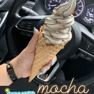 Mocha Frappuccino ice cream.