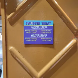 a sign on the wall
