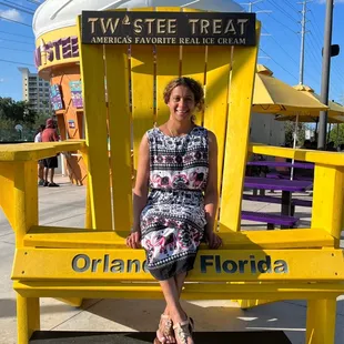 Me sitting on the Big Chair. #TWISTEETREAT