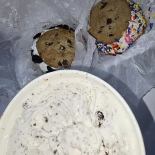 Ice cream desserts