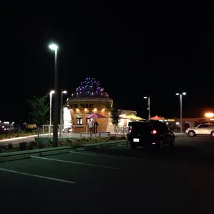 outside