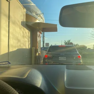 This is a photo of the unnecessarily long wait time... for a small slushie