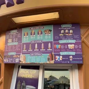 outside