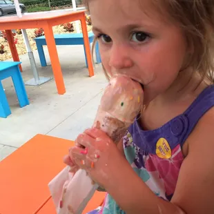Elise loves Twistee Treat!
