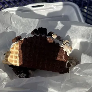 Ice cream taco!