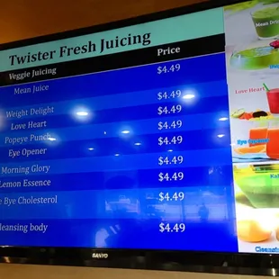 Juicing &amp; Real fruit Smoothies