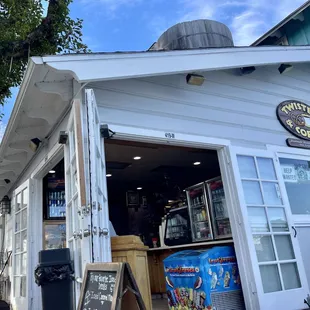 the outside of a store