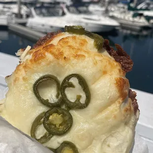 Cheesy Jalapeño Pretzel