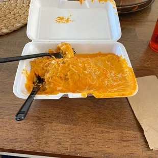 The Kraft Mac and cheese burrito. Don&apos;t order a queso burrito
