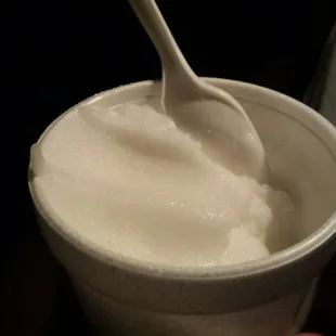 Lemon Ice. Brr. Wanna spoon?