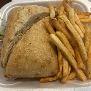 Twisted Roots Chicken Sandwich &amp; Fries