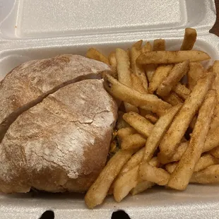 Surf &amp; Turf with Fries