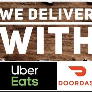 we deliver with uber eats