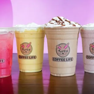 Twitch cold drink selections