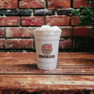 Blended Poncho's Dirty Horchata Latte