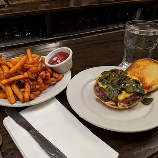 Half and Half Burger