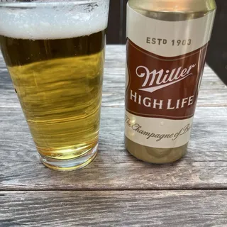 Miller High Life 16 oz. can