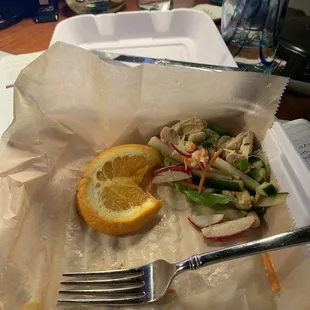 Orange Chicken Lettuce Wraps