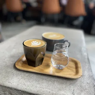 Oat milk cortado- surprisingly creamy