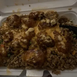 Bang Bang chicken w/fried rice