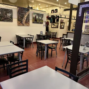 Taproom corner table view