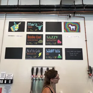 Starting to fill the menu boards