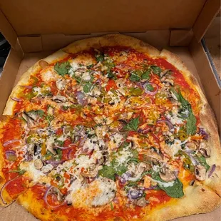 Vegan pizza