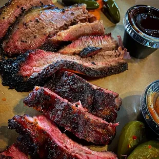 1/2lb moist bbq and 1/2lb cherry glazed baby back ribs  See more on IG @cheatday_sa