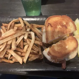 The grilled cheese is good and very big