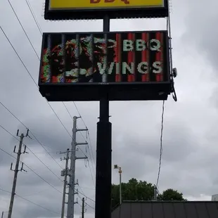Sign out front