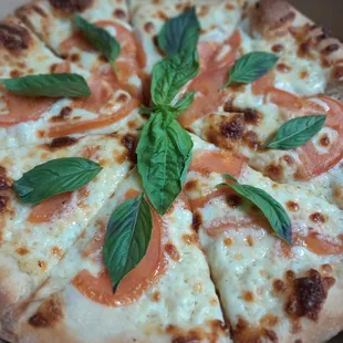 OUR TOMATO BASIL GARLIC PIZZA