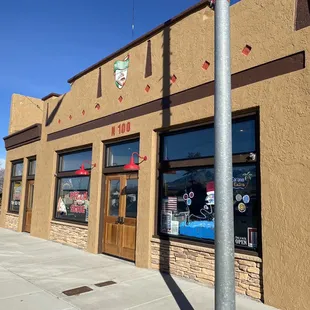 Front Entry through wood doors!