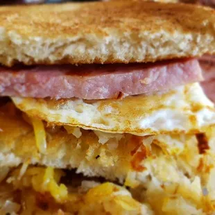 The ham toast sandwich