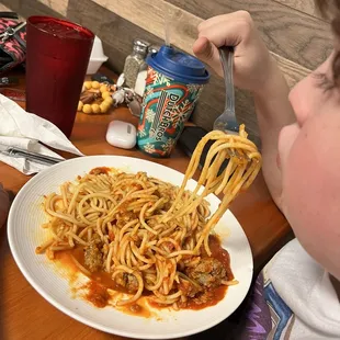 Kid's spaghetti