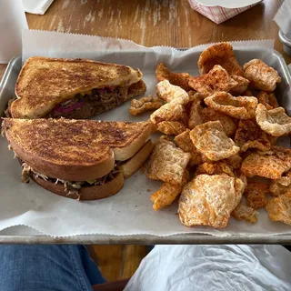Pulled Pork Grilled Cheese