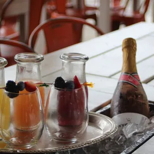 Mimosa Kits, New Patio, Brunch on Sundays, Uber Eats, Amazing lunch - dinner menu, friendly staff, fundraisers are fun and easy!