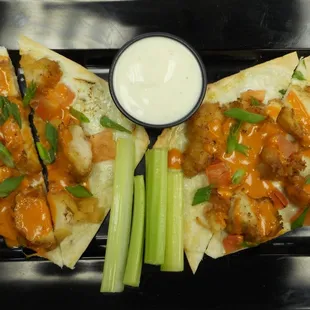 Buffalo Chicken Flatbread
