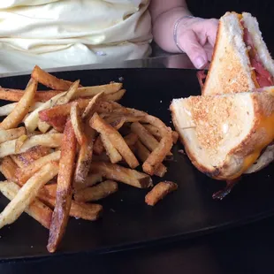 Grilled cheese and bacon
