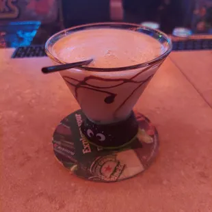 Chocolate martini at Two Bucks! Awesome! Eddie is fab!
