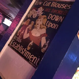 a poster on a wall