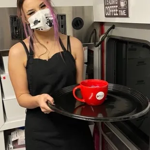 Let our baristas host your next event with our delicious beverages and Great Harvest goodies!